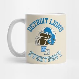 DETROIT LIONS VS EVERYBODY Mug